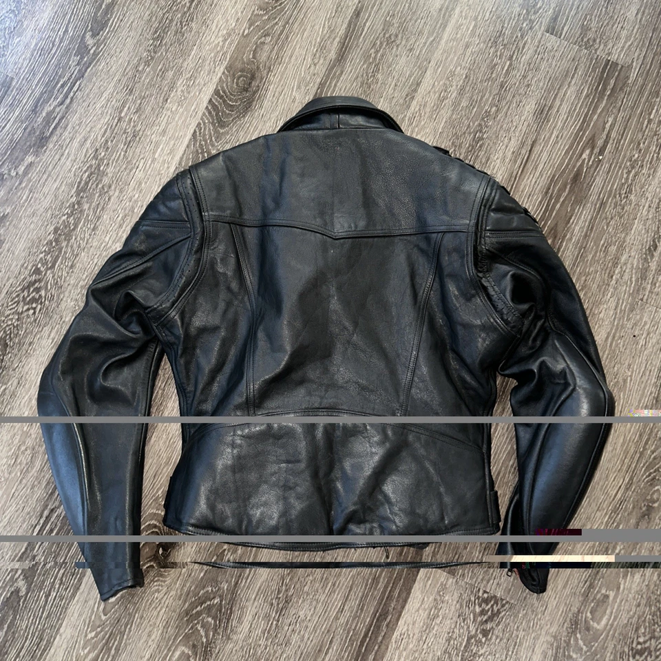 Chaqueta de cuero de colección Fieldsheer hecha con Kevlar para motocicletas carreras de carretera talla M Foto 4 de 4