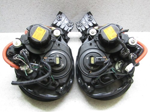 2001 2003 JDM SUBARU IMPREZA GG GD BLK HOUSING HID PROJECTOR HEADLIGHT SET  OEM - Picture 4 of 11