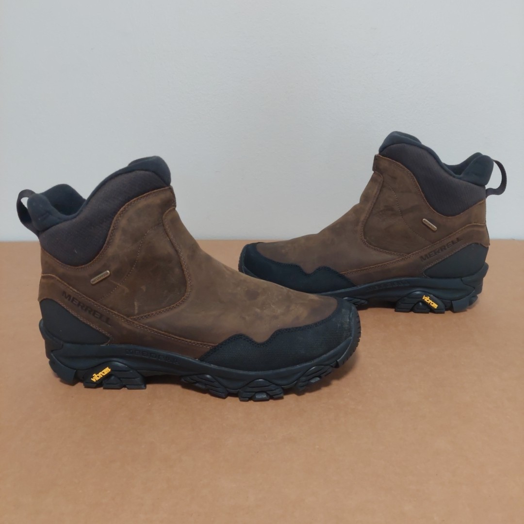 Merrell Coldpack 3 Thermo Vibram Waterproof Zipper Earth Boot Mens SIZE 13