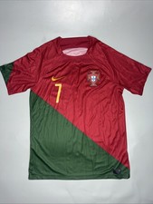 Nike Portugal #7 Ronaldo 2022 2023 Home Football Shirt Soccer Jersey Size M
