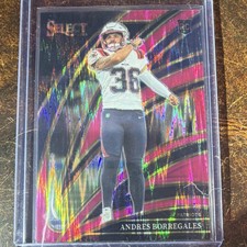 Panini 2025 Select Prizm Club Level Rookie Andres Borregales #279 Patriots