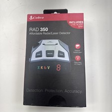 Cobra Electronics Rad 350 Radar and Laser Detector NEW