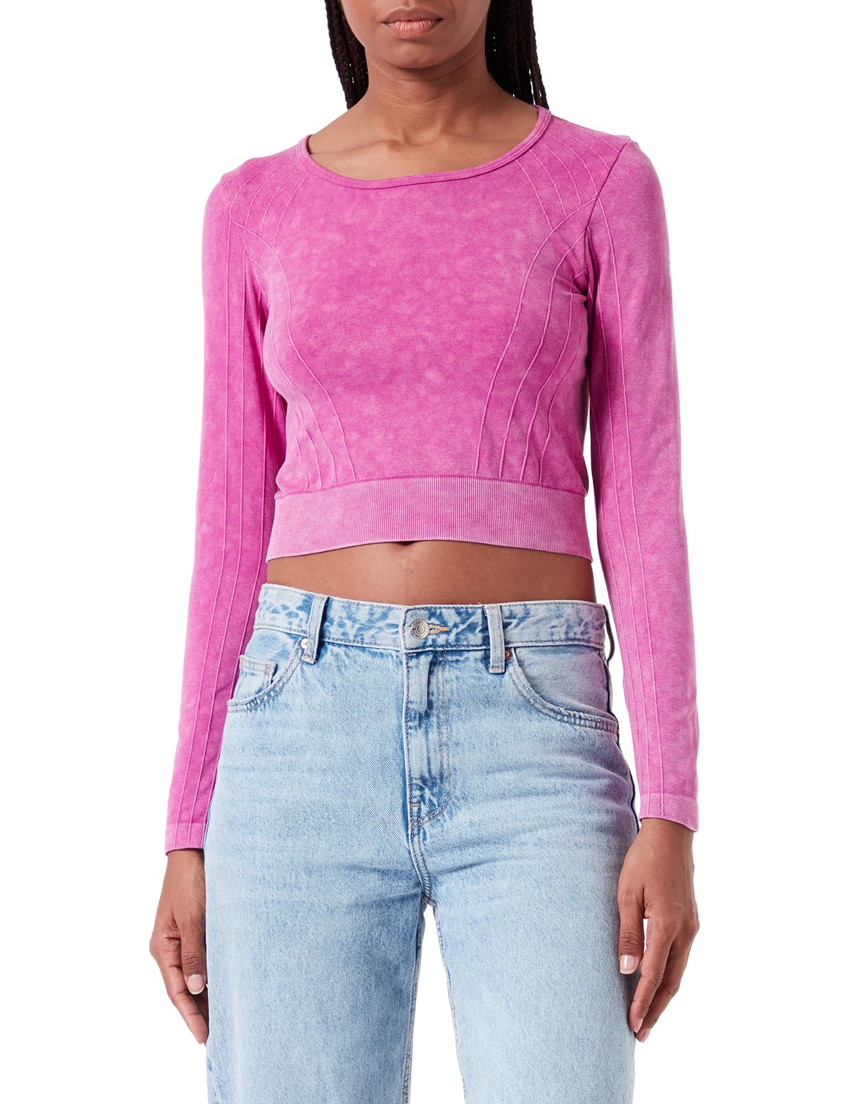 Fila Radnor Camicia Corta a Maniche Lunghe Senza Cuciture T Shirt Aster Selvagg