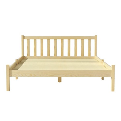 Bed Frame Double Size Wooden Oak SOFIE - Picture 4 of 9