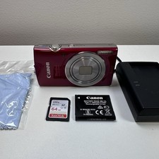 Canon PowerShot ELPH 180 Red Digital Camera w...