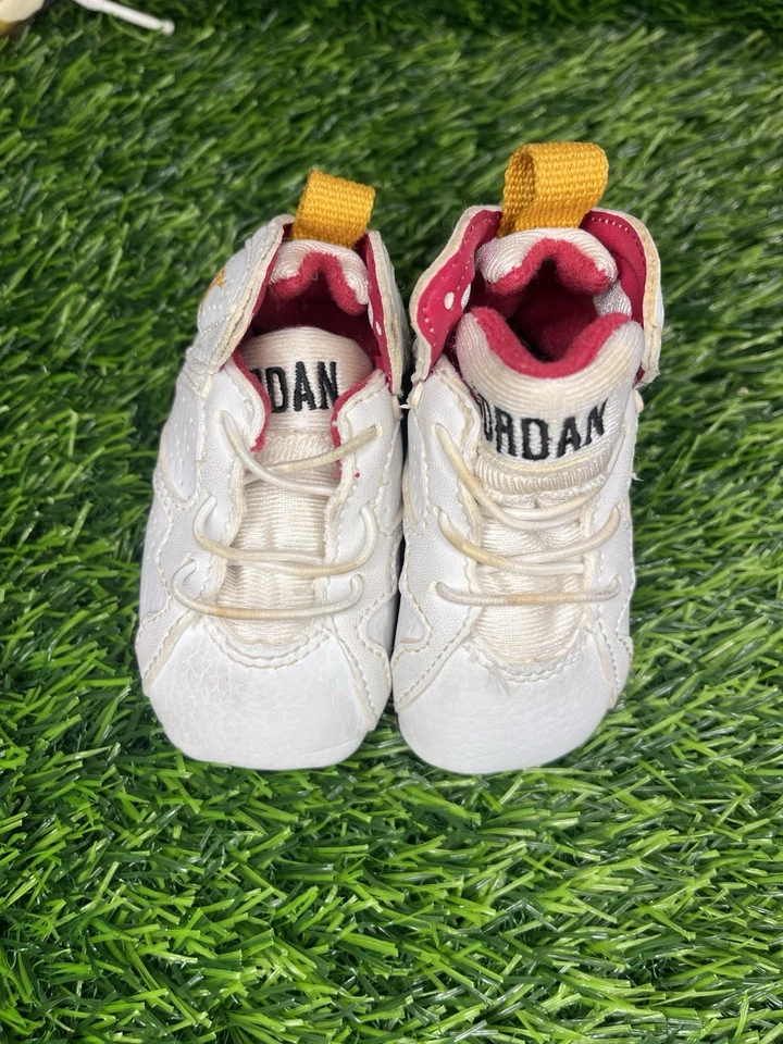 2005 Nike Air Jordan 7 Retro Bebé Infante Parte Infante Parte Infante Zapatos de Cuna Talla 1C Usados Foto 4 de 4