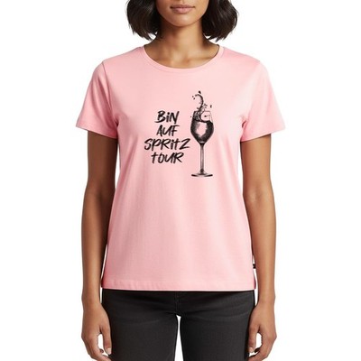 Bin Auf Spritztour Aperol Cocktail Getränk Frauen Premium Bio T-Shirt