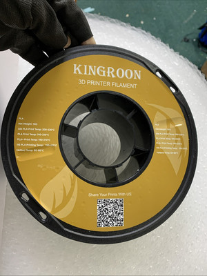 Kingroon 1KG PLA 3D Drucker Filament 1,75 mm - Grau