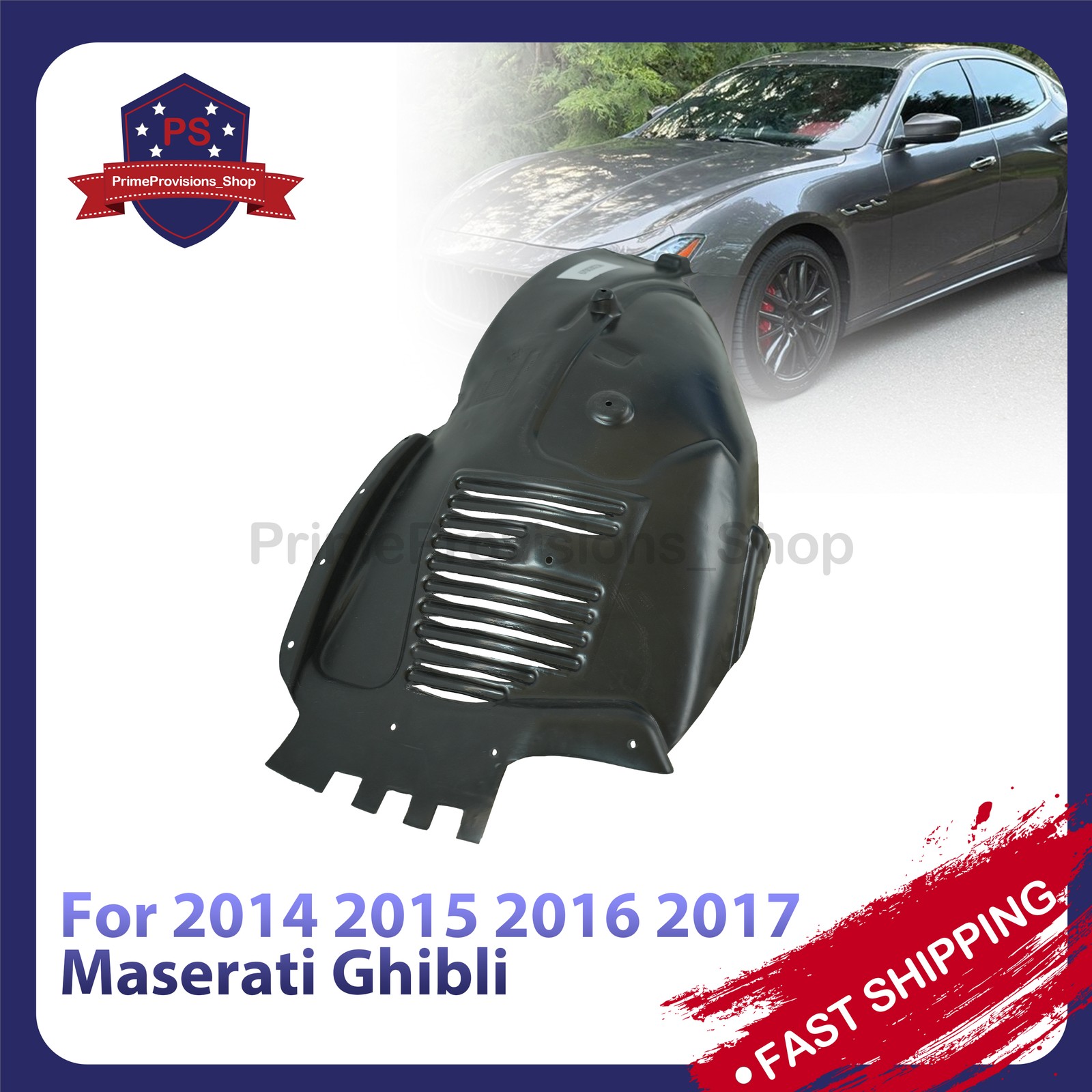 NEW Fender Liner Front Right 670030236 For 2014 2015 2016 2017 Maserati Ghibli