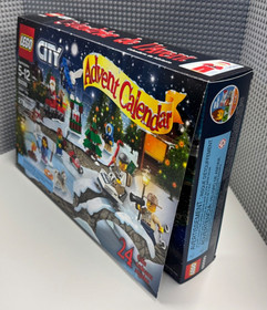 2015 Lego City Advent Calendar Set 60099 - 100% Complete & Mostly New/Unopened