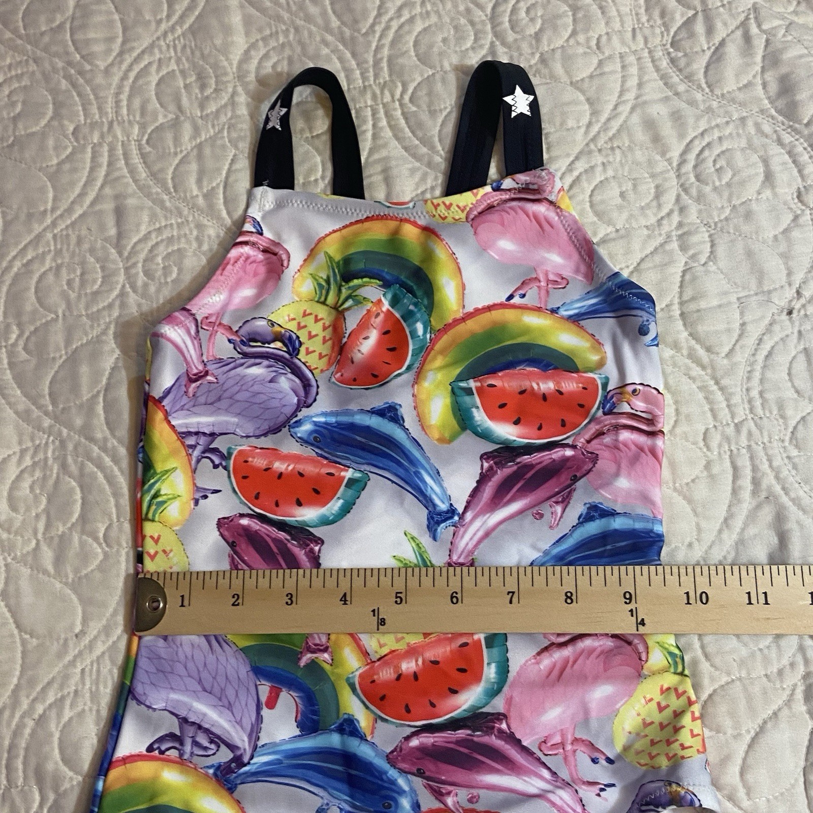 Molo Nakia Swimsuit Bathing Girls Size 7 in Balloons 50+ UV Protection