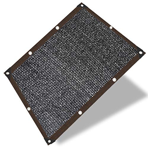 70 % schwarzes Schattentuch mit Ösen, Gewächshaus Garten Schatten Abdeckung 6' x 9' - Bild 2 von 8