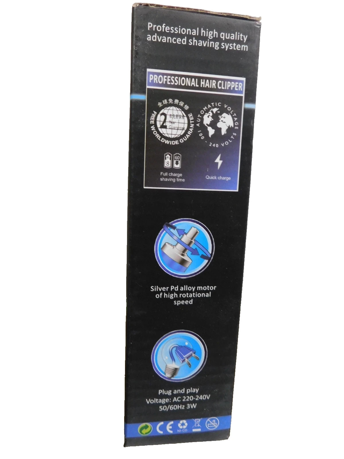 Kemei Rechargeable Professional High Quality Advanced Shaving System-KM-418