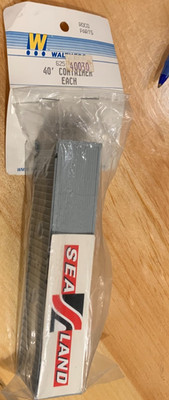 Rare Walthers Roco Parts HO 1/87 Sea Land 40' Container Austria New In Bag 40030
