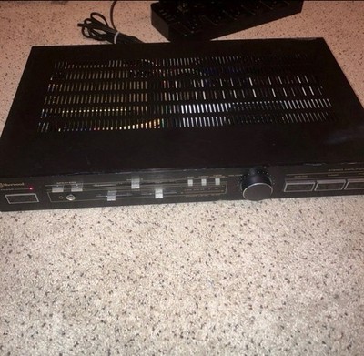 Sherwood AD-400B 2-Ch Stereo Amplifier 95W Class AB Black Phono/AUX - Tested