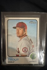 2022 Topps Heritage - Team and Name Color Swap Variation Mike Trout #100
