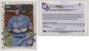 2021 Topps Chrome X-Fractor Sam Huff #81 Rookie RC