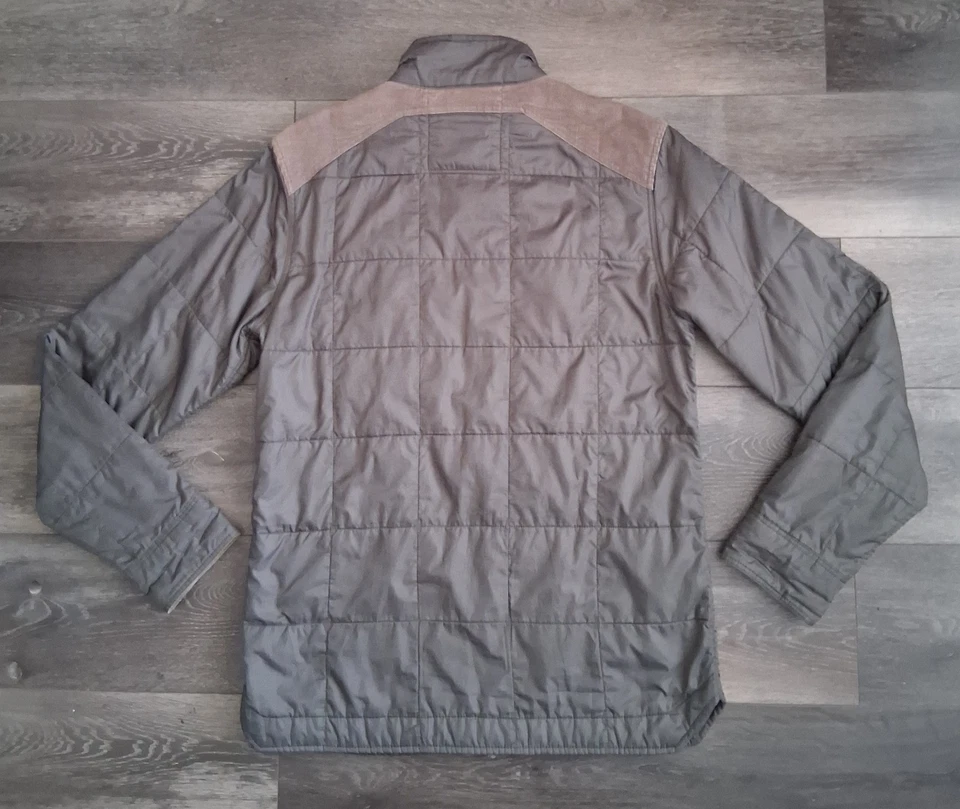 G Star Raw 5620 Ski Quilted Overshirt Jacket Greenish Grey Mens Size Large - Image 2 of 4