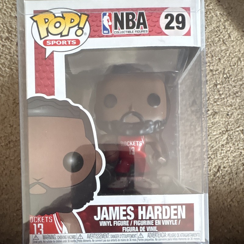 Funko Pop! Sports NBA James Harden #29 Pop! Vinyl Figure w/ Protector