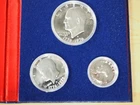 1976 S US Mint 3 Piece Silver (40%) PROOF Bicentennial Coin Set - FREE SHIP!
