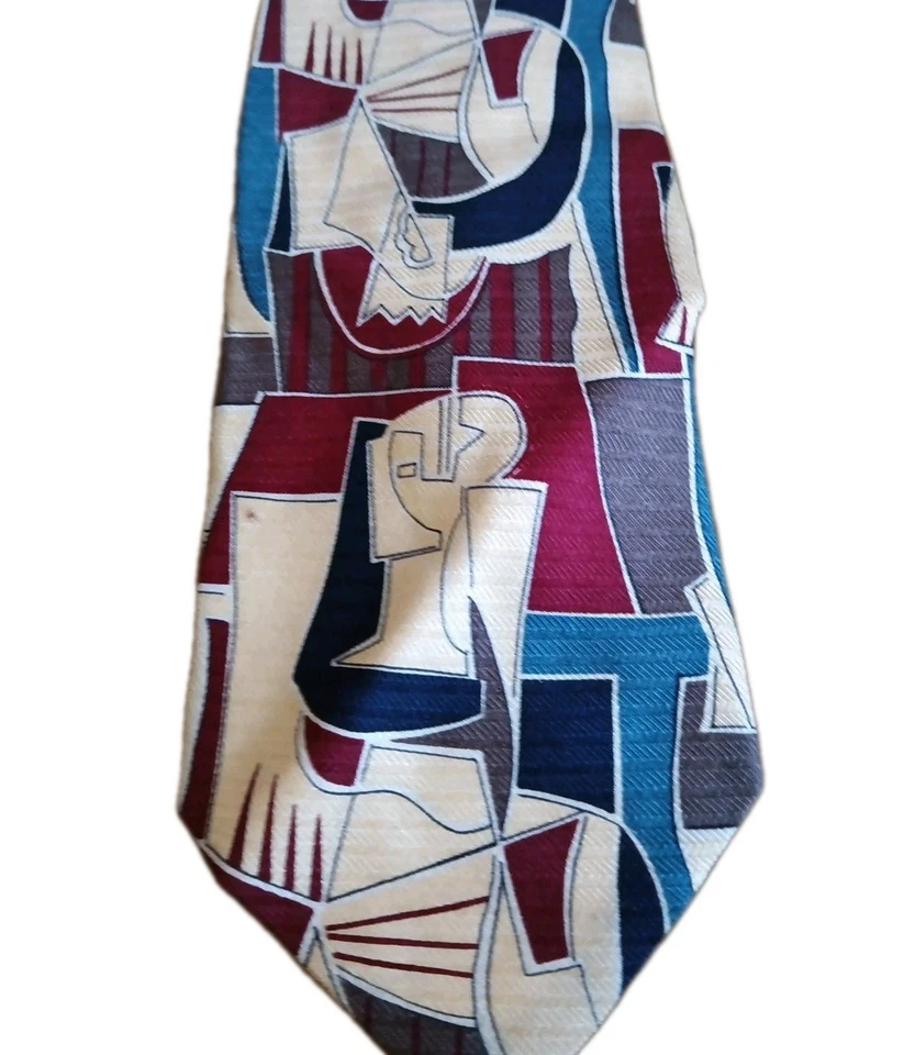 Picasso Vision Homage Collection Des Grande Masters 100% Seda Itália GEM INT'L Vermelho - Imagem 2 de 4