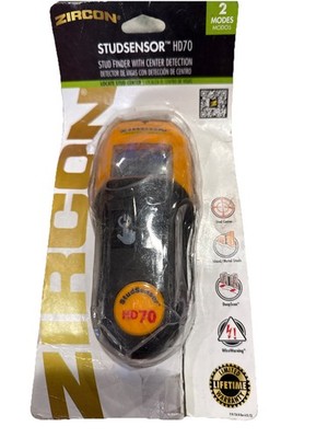 Zircon StudSensor HD70 Stud Finder LED Center Detection Wire Warning