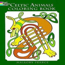Image of Celtic Animals Coloring Book Mallory Pearce Paperback Dover Publi