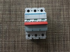 Hager Main Switch 100 Amp 3 phase Disconnector 100A triple Pole Isolator SBR390