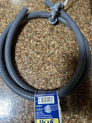 Carlon 1/2 In. x 6 Ft. Carflex Non-Metallic Conduit Kit 150DRB Carlon 150DRB