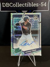 2023 Panini Donruss Optic Jonatan Clase Auto Silver MOJO 07/20 Seattle Mariners