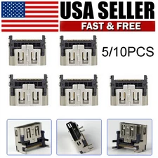 5/10x HDMI Port Socket Connector Replacement For PlayStation 5 PS5 PS5 Pro Slim