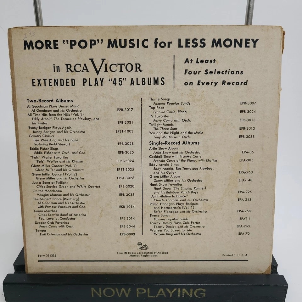 Duke Ellington 7" Vinyl Lot of 2 - Ellingtonia Vol 2 & This Is Duke Ellington VG - Image 4 of 4