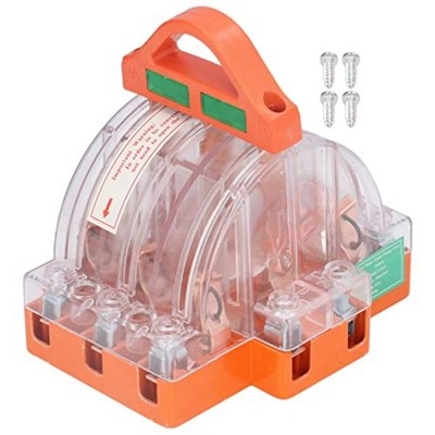 3P Transparent Double Pole Power Switch 32A 63A 100A 380V for Power Conversion