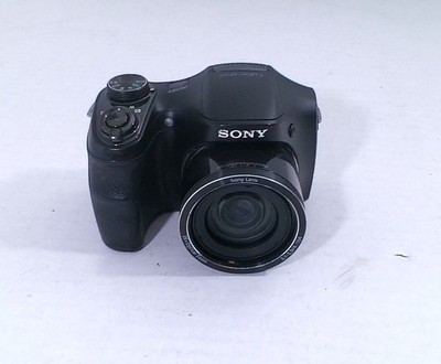 Sony Cyber-Shot DSC-H200 20.1MP Digital Camera Black Tested Works Great!