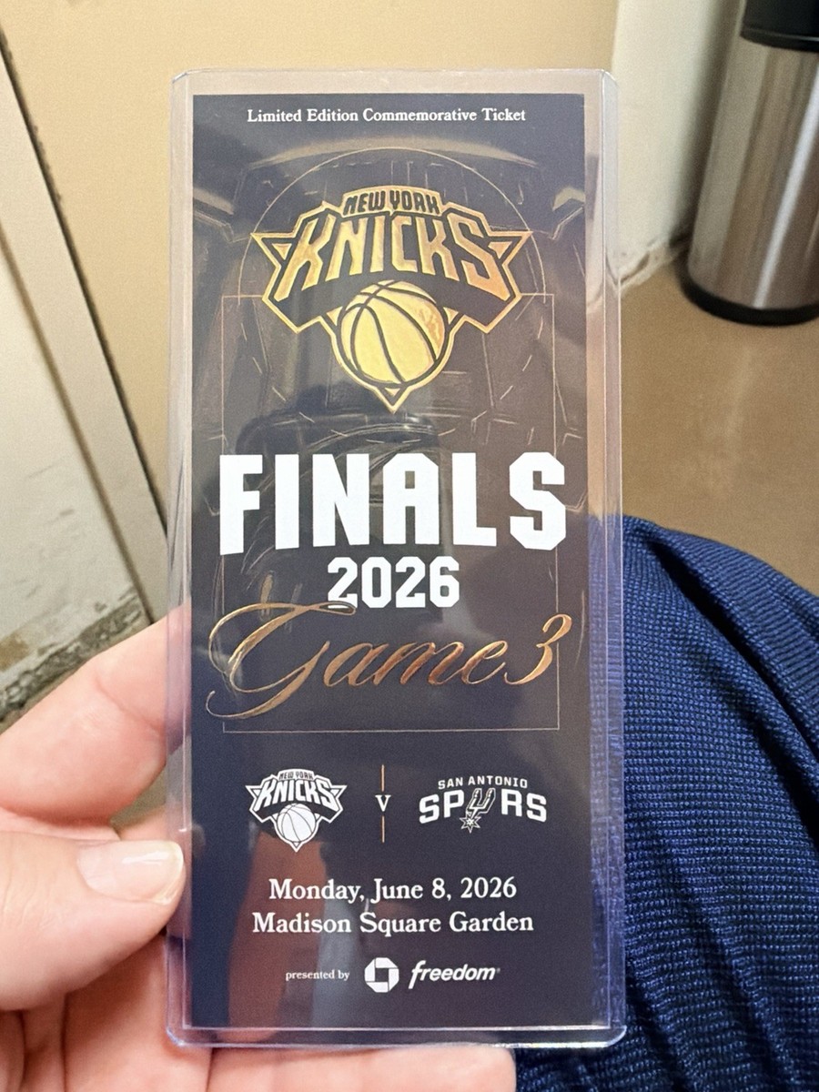 New York Knicks Finals 2026 Game 3 Commemorative Ticket Stub | eBay