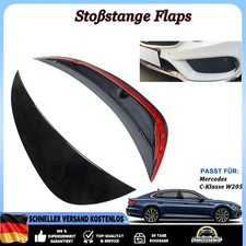 Sto&szlig;stange Aero Flaps Vorne Links & Rechts f&uuml;r Mercedes C-Klasse W205 AMG Line