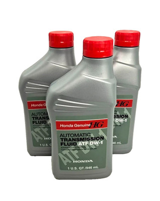 GENUINE OEM Honda Automatic Transmission Fluid ATF DW-1 (08200-9008) Pack of 3