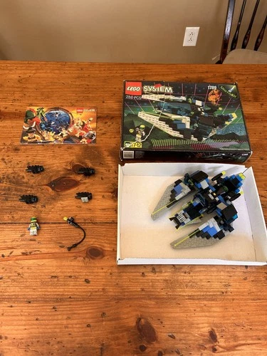 LEGO Space Unitron Set: Star Hawk II (1789) near  complete  missing instructions