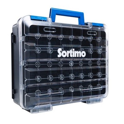 Sortimo T-Box Organizer Case Empty | Modular Storage Bin Tool Box Clear Lid