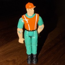 Tonka Mighty Motorized Garbage Truck Driver 4" Action Figure orange