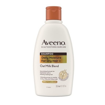 Aveeno Scalp Soothing Haircare Daily Moisture Shampoo, Hafermilchmischung, für trockene