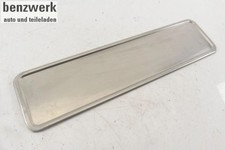 Mercedes W123 W116 W107 W107 Unterlage Kennzeichen Edelstahl  ??