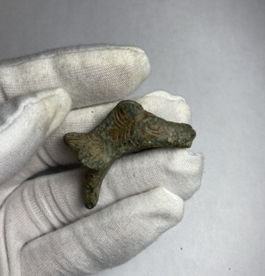Near Eastern Bronze Horse Applique 1200BC Authentic Certified Antiquity Genuine