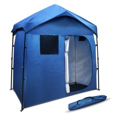 WEISSHORN Portable Pop Up Double Camping Shower Tent Outdoor Toilet Change Room