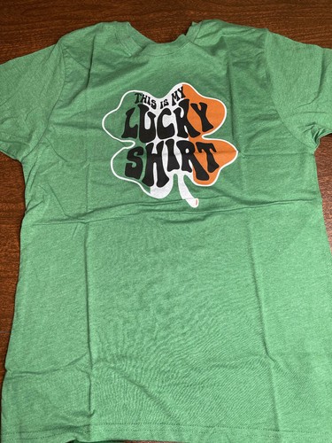 Nwt S L OR M mens St Patricks day LUCKY shirts shamrocks suspenders kiss Irish - Picture 5 of 8