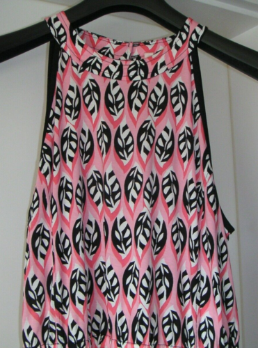 MARC CAIN Maxikleid Kleid mit Gürtel Blatt - Print Gr. N5 - 42 NEU - Bild 8 von 13