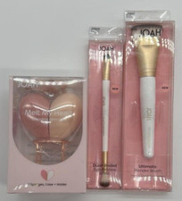3PC Joah By Kiss Cosmetic Makeup Brush  Sponge SET  FAST SHIPPING  NEW IN BOX