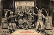 PC VIETNAM COCHINCHINE COMÉDIENS ANNAMITES (a64606)