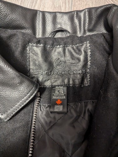 Stormtech Men's Black/Black Rhodes Melton Jacket XL - Picture 2 of 5