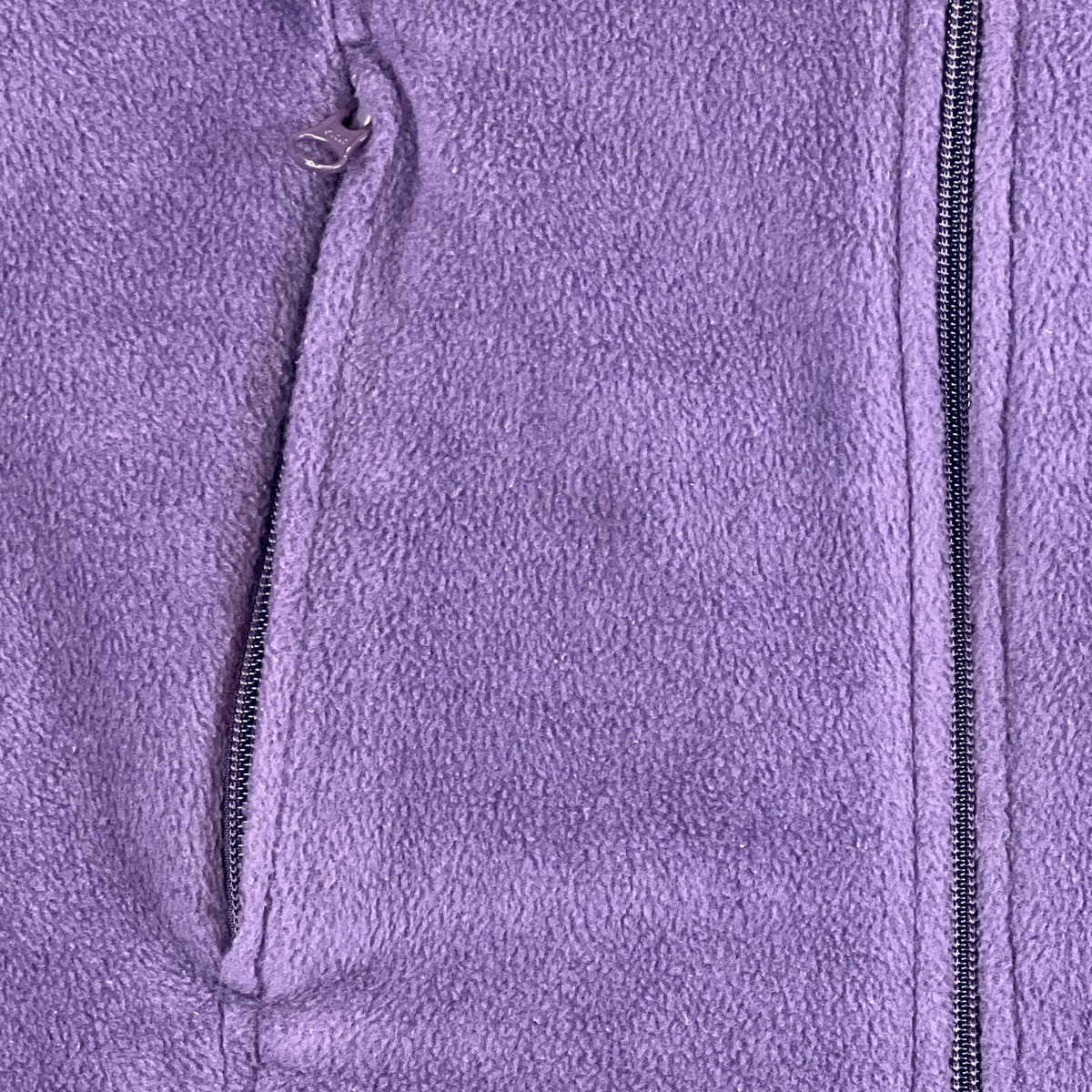 Columbia Fleece Vest Womens Small Purple Benton Springs Full